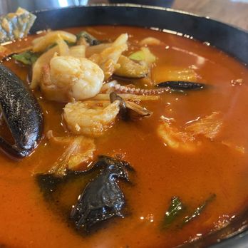 Modoo Banjeom - Spicy Seafood Noodle Soup - Korean Near Me - Bothell, Washington Modoo Banjeom - Spicy Seafood Noodle Soup - Korean Near Me - Bothell, Washington