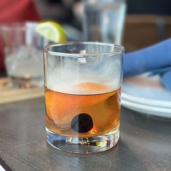 The Waterfront Taphouse - Smoke and Barrels Old Fashioned - Beer Bar Near Me - Vancouver, Washington
