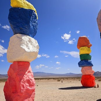 Seven Magic Mountains - Public Art Near Me - Las Vegas, Nevada Seven Magic Mountains - Public Art Near Me - Las Vegas, Nevada