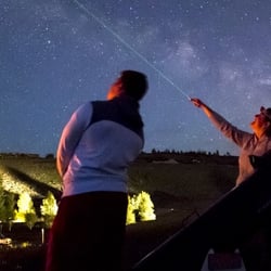 Wyoming Stargazing | Jackson - One of our astronomers teaching our guests about the constellations