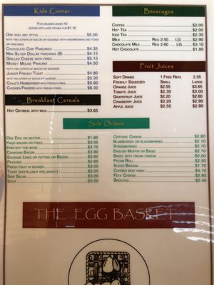 Menu photo 4 Egg Basket Pancake House Streamwood, IL