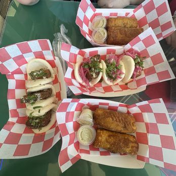 Taco Bao’T It - Ropa Vieja Spring Rolls ( 2 Rolls) Bao con Lechon ( 3 baos) - Asian Fusion Near Me - Miami, Florida Taco Bao’T It - Ropa Vieja Spring Rolls ( 2 Rolls) Bao con Lechon ( 3 baos) - Asian Fusion Near Me - Miami, Florida