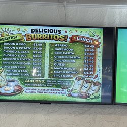 Marquez Bakery - Menu choices