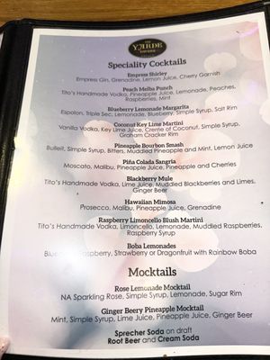 Menu photo 6 The Yarde Tavern Enfield, CT