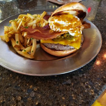 Eureka! - Jalapeño burger! Damn delicious and one of The Earl's favorites! - American Near Me - Cupertino, California