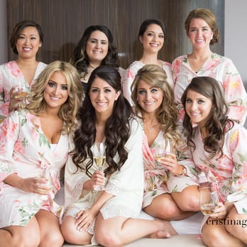 Sonia Roselli Makeup Studio - All my bridesmaids and myself had our hair by Korena and Sara. My sisters and I (3 from the right in the first row) had our makeup by Sonia. - Makeup Artists Near Me - Chicago, Illinois