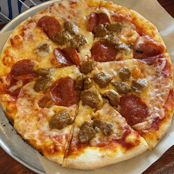 Your Pie Pizza - Pepperoni and sausage - Pizza Near Me - Pooler, Georgia Your Pie Pizza - Pepperoni and sausage - Pizza Near Me - Pooler, Georgia