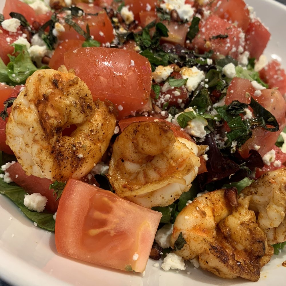 Silver Diner - Shrimp & Watermelon Summer Salad - Diners Near Me - McLean, Virginia Silver Diner - Shrimp & Watermelon Summer Salad - Diners Near Me - McLean, Virginia
