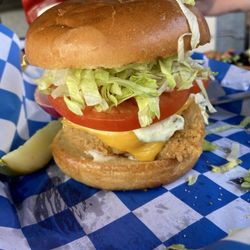 Taylor's Tavern - Grouper finger sandwich.