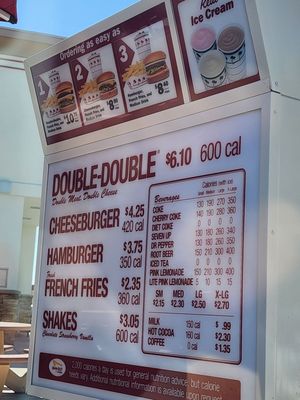 Menu photo 2 In-N-Out Burger Glendora, CA