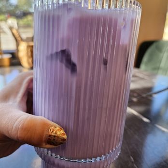 Lova Cafe - Ube Latte - Breakfast & Brunch Near Me - San Antonio, Texas