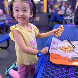 Empire Adventure Park - Eating funnel cake
