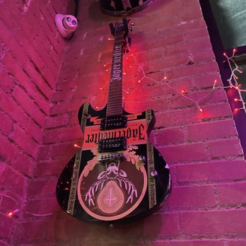 Shot Topic Bar - Jäegermeister custom guitar - Whiskey Bars Near Me - Dallas, Texas Shot Topic Bar - Jäegermeister custom guitar - Whiskey Bars Near Me - Dallas, Texas