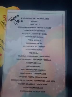 Menu photo 2 El Rincón de Bécquer Seville, SE