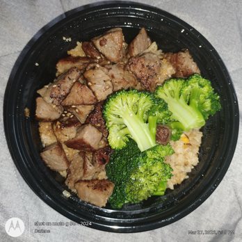 Tokyo Hibachi Express - Steak Bowl. The steak was tender and everything was delicious!!! - Sushi Bars Near Me - Nashville, Tennessee
