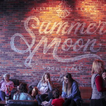 Summer Moon Coffee - Interior wall murals - Coffee & Tea Near Me - Austin, Texas