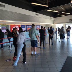 Payless Car Rental - 45 minutes in line and still waiting.
