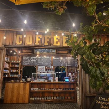 Crucial Coffee Cafe - Storefront looks super cute and gives antique vibe - Coffee & Tea Near Me - Saint Augustine, Florida