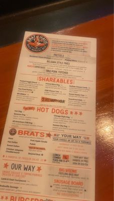 Menu photo 3 Brat Haus Scottsdale, AZ