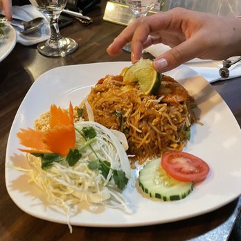 Thai Elephants - 28. Pad Thai with shrimp - Thai Near Me - Watkins Glen, New York Thai Elephants - 28. Pad Thai with shrimp - Thai Near Me - Watkins Glen, New York