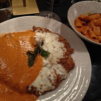 Elizabeth's Italian - Chicken Parm with spicy vodka sauce and rigatoni - Italian Near Me - Old Bridge, New Jersey Elizabeth's Italian - Chicken Parm with spicy vodka sauce and rigatoni - Italian Near Me - Old Bridge, New Jersey