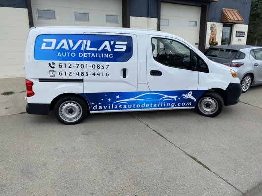 Photo of Davila's Auto Detailing - St. Louis park , MN, US. Davilas service Van !