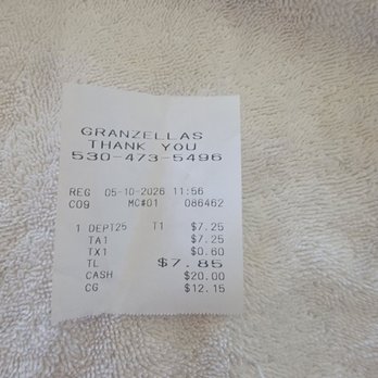 Granzella's Restaurant - May 10th gelato - Italian Near Me - Williams, California