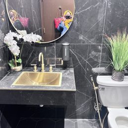 Beautiful restrooms