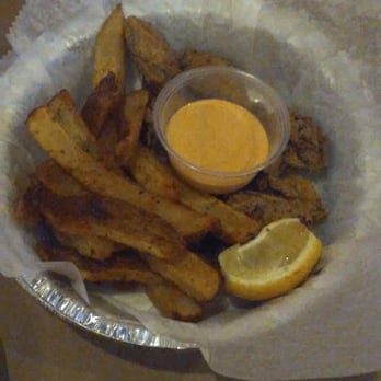 Oceanic Boil - Oyster basket comes with fries. The dipping sauce is good - Cajun/Creole Near Me - Jackson Heights, New York