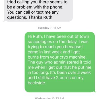 LA Cryo - Text response from owner. - Cryotherapy Near Me - Pasadena, California LA Cryo - Text response from owner. - Cryotherapy Near Me - Pasadena, California