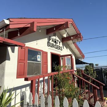 Party Burger by Booze Brothers Brewing - Outside - Burgers Near Me - Fallbrook, California Party Burger by Booze Brothers Brewing - Outside - Burgers Near Me - Fallbrook, California