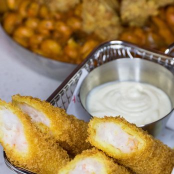 bb.q Chicken - Crunch Prawn Sticks ($4) with garlic mayo dip - Korean Near Me - Toronto, Ontario