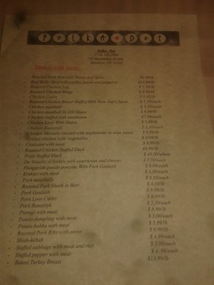 Menu photo 4 Polka Dot Brooklyn, NY