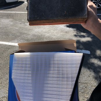 Oil Changers - Filters! Mine was disgusting. The clean one, wrong one from AutoZone. Team Member #3 is walking me over to get the correct one. - Oil Change Stations Near Me - Vallejo, California Oil Changers - Filters! Mine was disgusting. The clean one, wrong one from AutoZone. Team Member #3 is walking me over to get the correct one. - Oil Change Stations Near Me - Vallejo, California