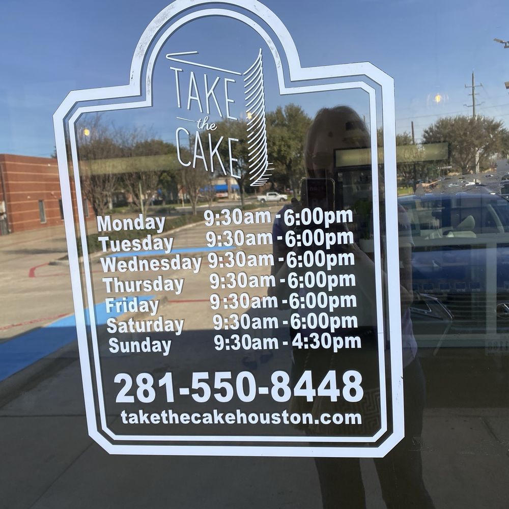 Take the Cake - Door - Bakeries Near Me - Houston, Texas Take the Cake - Door - Bakeries Near Me - Houston, Texas