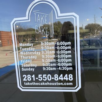 Take the Cake - Door - Bakeries Near Me - Houston, Texas