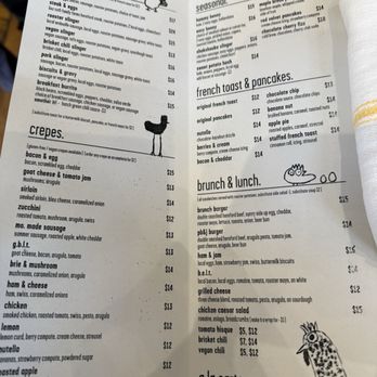Rooster - Downtown - Menu - Creperies Near Me - St. Louis, Missouri