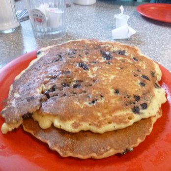 Martha's Diner - Short stack of (excellent) blueberry pancakes. - American Near Me - Ellsworth, Maine Martha's Diner - Short stack of (excellent) blueberry pancakes. - American Near Me - Ellsworth, Maine
