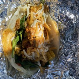 Chicken taco