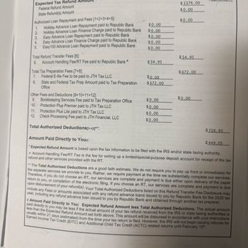 Liberty Tax - This shows that the arrogance of her thievery showing my refund 1176 and then showing I only get 449 how's that even possible - Tax Services Near Me - Kingsport, Tennessee Liberty Tax - This shows that the arrogance of her thievery showing my refund 1176 and then showing I only get 449 how's that even possible - Tax Services Near Me - Kingsport, Tennessee