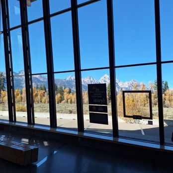 Craig Thomas Discovery and Visitor Center - View from lobby area - Visitor Centers Near Me - Moose, Wyoming