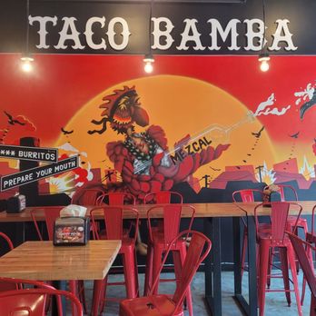 Taco Bamba Shirlington - Wall art - Tacos Near Me - Arlington, Virginia Taco Bamba Shirlington - Wall art - Tacos Near Me - Arlington, Virginia