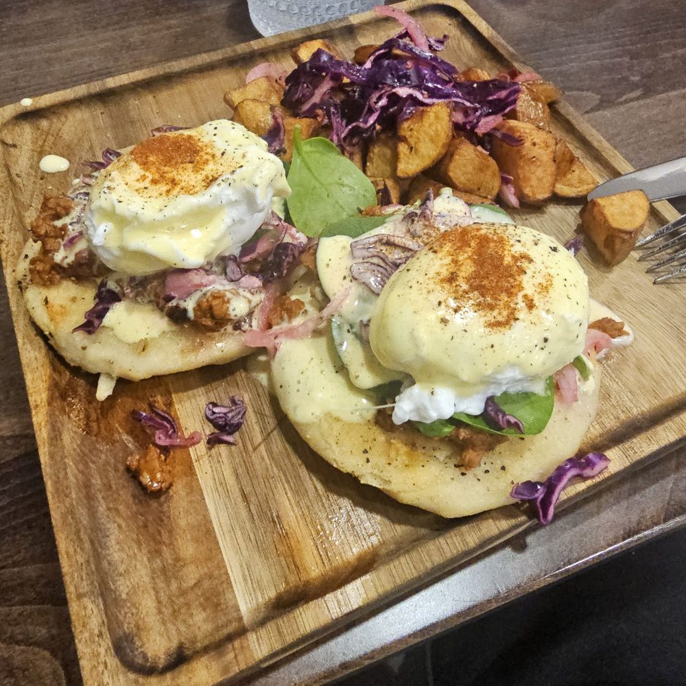 Kitchen Cafe & Catering - Pupusa Benedict - Breakfast & Brunch Near Me - Novato, California Kitchen Cafe & Catering - Pupusa Benedict - Breakfast & Brunch Near Me - Novato, California