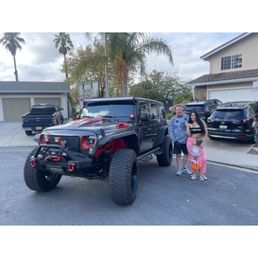 Us with our new Jeep!!!!! In love! Us with our new Jeep!!!!! In love!