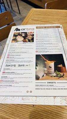 Menu photo 8 Artea - Culebra Commons San Antonio, TX