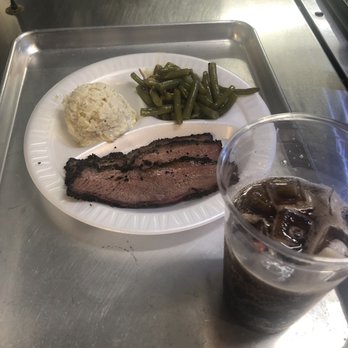 Roegels Barbecue - Light weight brisket plate - Barbeque Near Me - Houston, Texas Roegels Barbecue - Light weight brisket plate - Barbeque Near Me - Houston, Texas