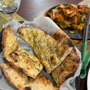 Slice of India - Garlic basil naan - Indian Near Me - Clovis, California Slice of India - Garlic basil naan - Indian Near Me - Clovis, California