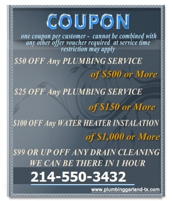 Slide of Plumbing Garland Texas
