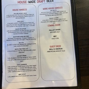Hop Hog Backyard Brewpub - Hop brew menu - Breweries Near Me - Greenville, Michigan