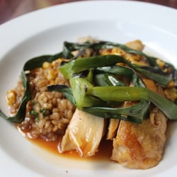 Harvest - Burrawong chicken, roast corn, spring onion and pearl barley